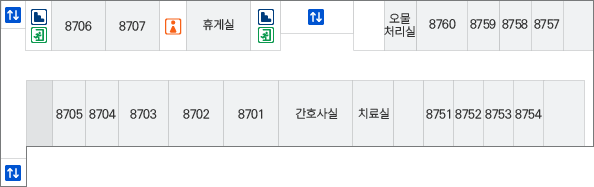 8층 원내 위치도