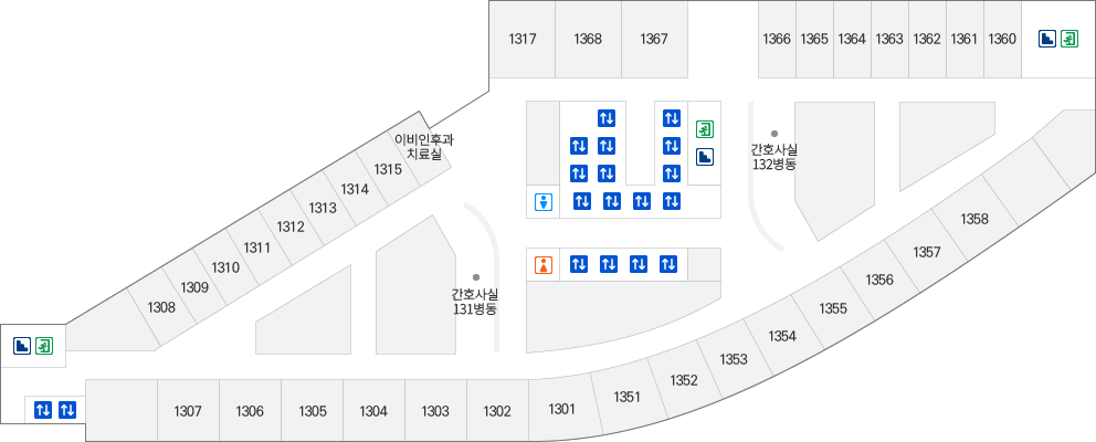 13층 원내 위치도